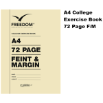 Freedom 72 pages A4 College Books F/M  